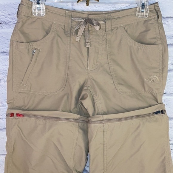North Face Horizon II Convertible Zip Off Outdoor Athletic Nylon Pants Shorts - Picture 9 of 16